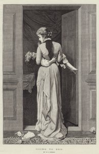 就寝 作： Edward Killingworth Johnson
